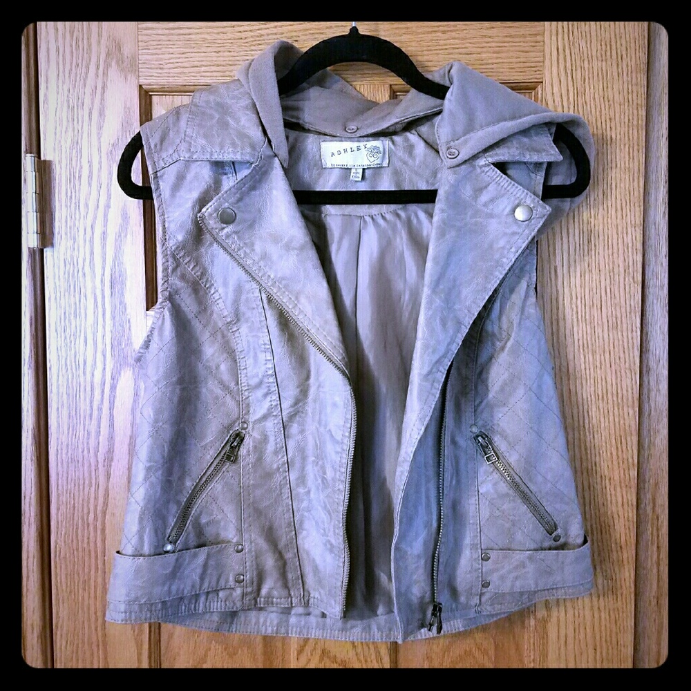 COPY - 26 International Ashley brand faux leather vest